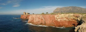 Un tratto della costa di Terrasini