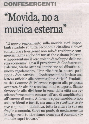 MOVIDA CONFESERCENTI