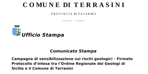 comunicATO STAMPA