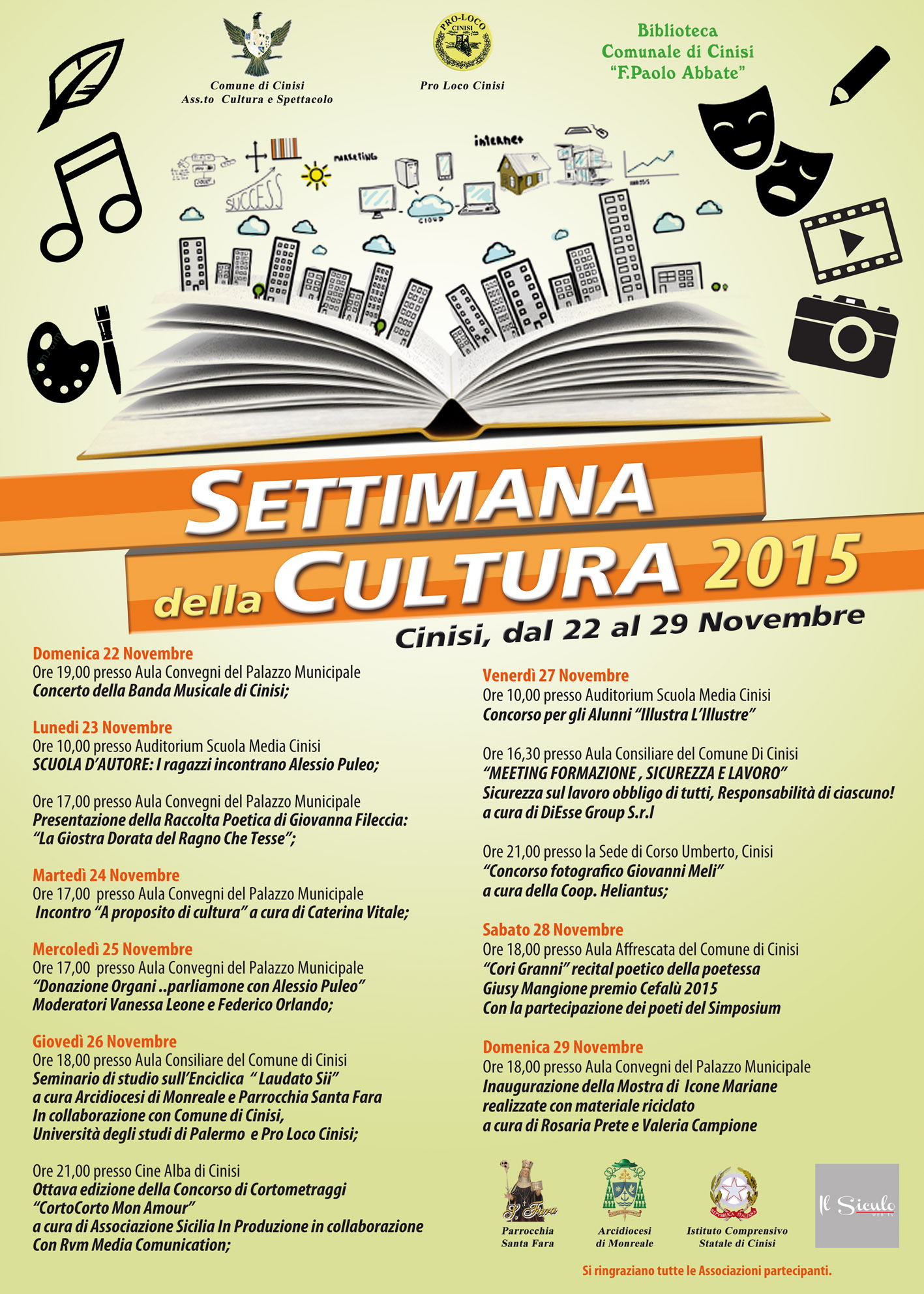 settimana della cultura 2015