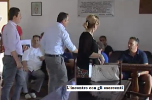 incontro con esercenti