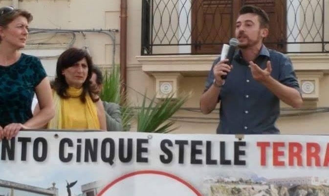 Palazzolo e Deak sul palco insieme durante la recentissima campagna elettorale